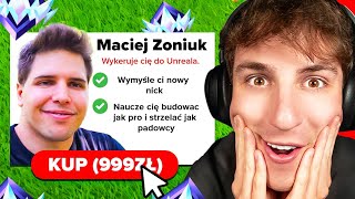 WYNAJĄŁEM NAJLEPSZEGO UNREALA w OG FORTNITE [upl. by Benedetta]