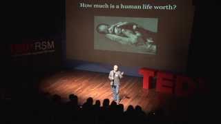 What is the economic value of a human life Bram Van den Bergh at TEDxRSM [upl. by Irami]