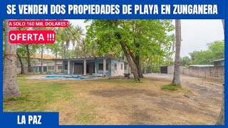 A SOLO 15 METROS DE LA PAYA TENEMOS 2 PROPIEDADES DE VENTA EN ZUNGANERA [upl. by Nayk557]