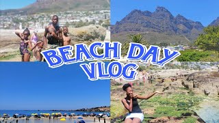 Part 1Beach day Family vlog ep2 Camps Bay Beach Cape Town [upl. by Catlee]