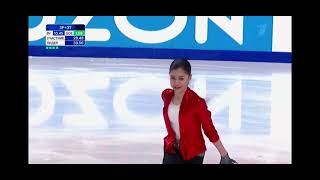 Adelia Petrosyan Russian Figure Skating Championship 2024 Short Program [upl. by Schott]