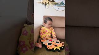 Busy board  Sensory board  montessori activity board  babyactivity shorts parcelunboxing [upl. by Aldarcie43]