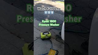 Review amp Demo  Ryobi 1800 Pressure Washer 💧 mobiledetailingservice ryobi [upl. by Roskes]