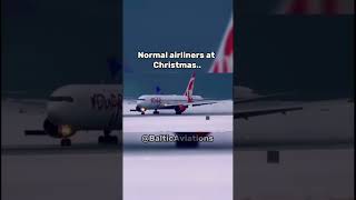 Normal airliners VS Swiss FlySWISS 🇨🇭🎄🎅 christmas 2025 aviation airlines aircrafts [upl. by Stephie]