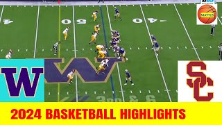 USC vs Washington Football Game Highlights  2024 College Football Week 10 [upl. by Taffy]