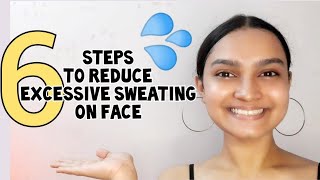 Steps to reduce excessive sweating on face  How to stop excessive sweating  summer skincare hacks [upl. by Annoved347]