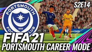 FA CUP FINAL VS SPURS  FIFA 21 PORTSMOUTH CAREER MODE S2E14 [upl. by Rothenberg]