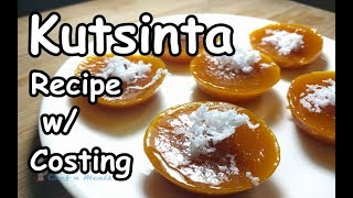 Kutsinta Recipe  Food Business Recipe w Complete Costing  How to Make Kuchinta [upl. by Lleral575]