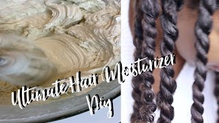 Whipped Shea Butter for EXTREME Moisture  Natural Hair [upl. by Ahsener197]