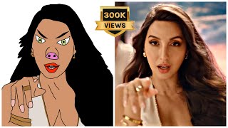 Manike Mage Hithe Full Video Song Drawing Meme  Thank God  Nora Fatehi  Sidharth M  YohaniJubin [upl. by Fagin623]