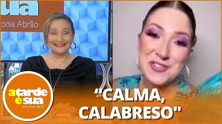 Dani Calabresa declara sua torcida no BBB 24 e volta a imitar Sonia Abrão [upl. by Auqenes]