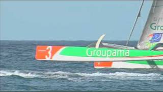 victoire de Franck Cammas sur la Route du Rhum 2010 [upl. by Pals390]