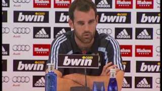 Real Madrid Metzelder press conference [upl. by Coral370]