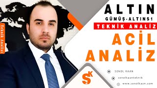 ACİL ANALİZ ALTIN GÜMÜŞ ALTINS1 [upl. by Dihaz]