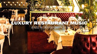 Luxury Restaurant Dinner Music BGM  Melodic Jazz Background Music for Evening Ambience [upl. by Knowling267]