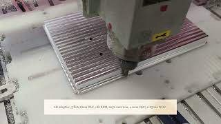 Machining 5083 aluminum Z axis plate on a DIY CNC gantry router [upl. by Aiduan]