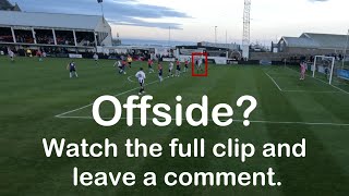 Is this goal offside [upl. by Tasiana]