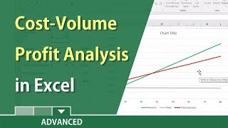 Breakeven analysis in Excel with a chart  costvolumeprofit analysis by Chris Menard [upl. by Ynaffik]