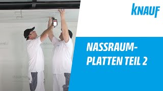 Knauf AQUAPANEL® Cement Board verarbeiten Teil 2  Fugentechnik an Wand und Decke [upl. by Weinman451]