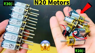 N20 gear motor new type motor  Electronicsproject99 [upl. by Wheaton]