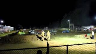 Abingdon Fairgrounds Abingdon Illinois  Figure 8 racing action plus Cincinnati Reds baseball [upl. by Johnath]