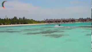 Kitesurfing Jumps on Maldives [upl. by Ralina]