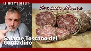 salame al naturale fatto in casa da un norcino mortadella nostrale [upl. by Ailat]