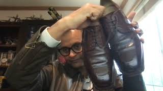 Seattle Shoe Guy Santoni HIgh end Hand Made Shoeshoe review Ep 27 [upl. by Landre]