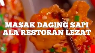 MASAK DAGING ALA RESTORAN CHINA LEZATkokobakmienst [upl. by Lotty]