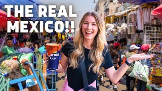 Inside Mexico’s Craziest Market  WE WERE SHOCKED our first time in Mexico City  CDMX Mexico [upl. by Hintze]