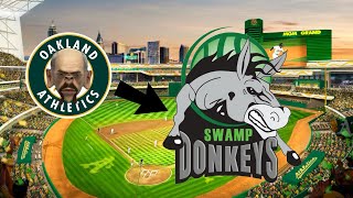 LaSteroid RELOCATES the A’s to the Shanghai Swamp Donkeys  MLB The Show 23 [upl. by Valentine]