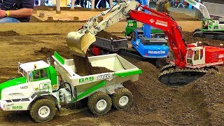 HIGH PRICES RC TOYS AMAZING RC CONSTRUCTION SITE WITH SCALE 116 AMAZING MODEL MACHINES IN MOTION [upl. by Chrysa]