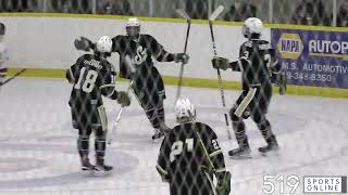 PJHL Playoffs Game 5  Stayner Siskins vs Mitchell Hawks [upl. by Llessur]