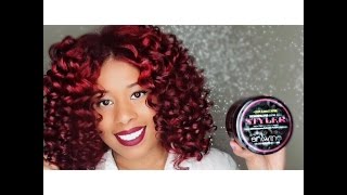 Perm Rods on Natural Blown out Hair using Entwine Couture [upl. by Cathe805]