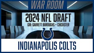 Draft Busters 2024 NFL Draft War Room Indianapolis Colts [upl. by Rosenblum]