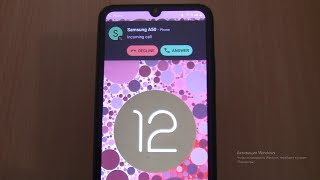 Android 12 On Realme Incoming call [upl. by Ecyob993]