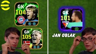 🔵 101 Rated  Jan Oblak Best Potw Boosted Keeper  Efootball 25 [upl. by Letnuhs]