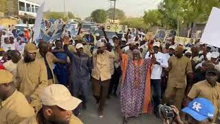 🚨 EN DIRECT de Diourbel Arrivée Candidat Amadou Bà BBY [upl. by Masson]