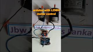 arduino with l298n motor driver [upl. by Noremak]