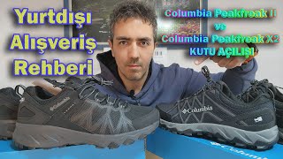 Yurtdışı Alışveriş Rehberi  Columbia Peakfreak 2 ve X2 Kutu Açılışı [upl. by Lambert372]