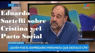 Eduardo Sartelli sobre Cristina y el Pacto Social en TN 10052019 [upl. by Lolly156]