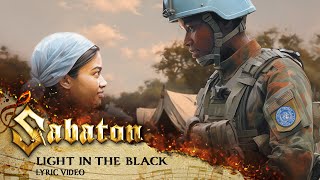 SABATON  Light in the Black Official Lyric Video [upl. by Brenton167]