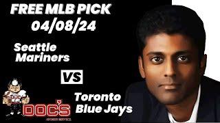 MLB Picks and Predictions  Seattle Mariners vs Toronto Blue Jays 4824 Free Best Bets amp Odds [upl. by Mignon]