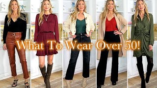 13 FALL Outfits for Women Over 50 Fall LOOKBOOK 2022  9 Bonus Sweaters [upl. by Ethben]