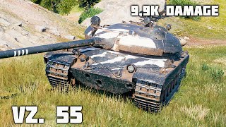 Vz 55 WoT – 5Kills 99K Damage [upl. by Gertruda]