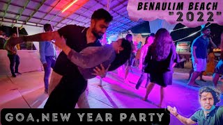 2022 NEW YEAR PARTY  BENAULIM BEACH  2022  PARTY  DISCO SHACK GOA  SOUTH GOA [upl. by Ddot691]