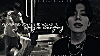 Heeseung oneshot Perverted boyfriend accidentally walks in on you changing Enhypen ff [upl. by Drapehs]