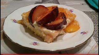 DESSERT TORTA ALLA FRUTTA CON CREMA PASTICCIERA [upl. by Eob523]