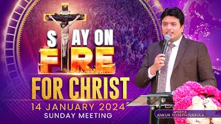 SUNDAY MEETING SPIRITUAL FEAST WEEK5 14012024  Ankur Narula Ministries [upl. by Ynned864]