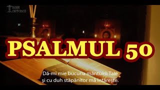 PSALMUL 50  psalt Sebastian Heltianu [upl. by Rehpinnej]